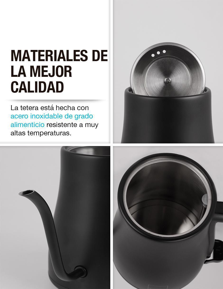 Tetera eléctrica de acero inoxidable 6