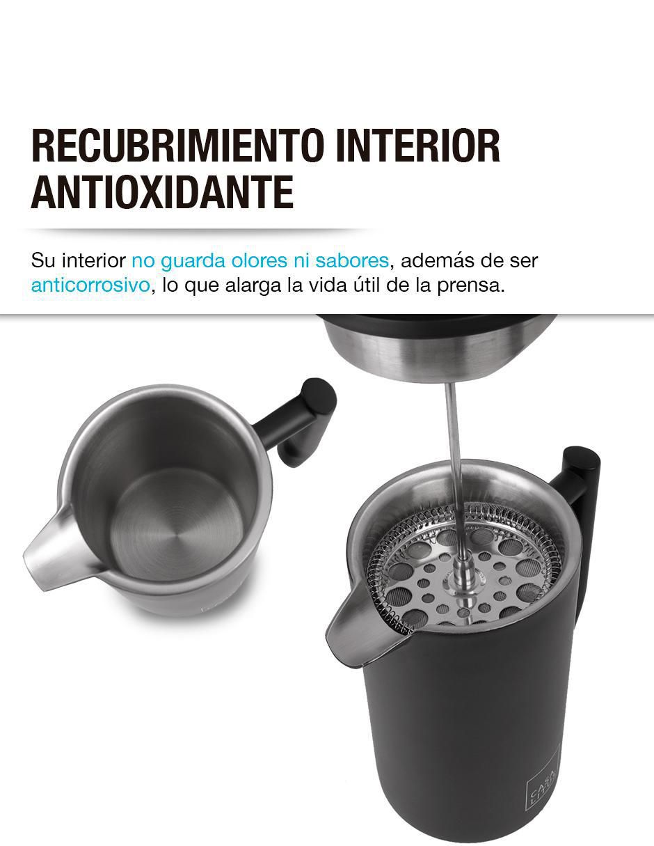 Prensa francesa de acero inoxidable 4