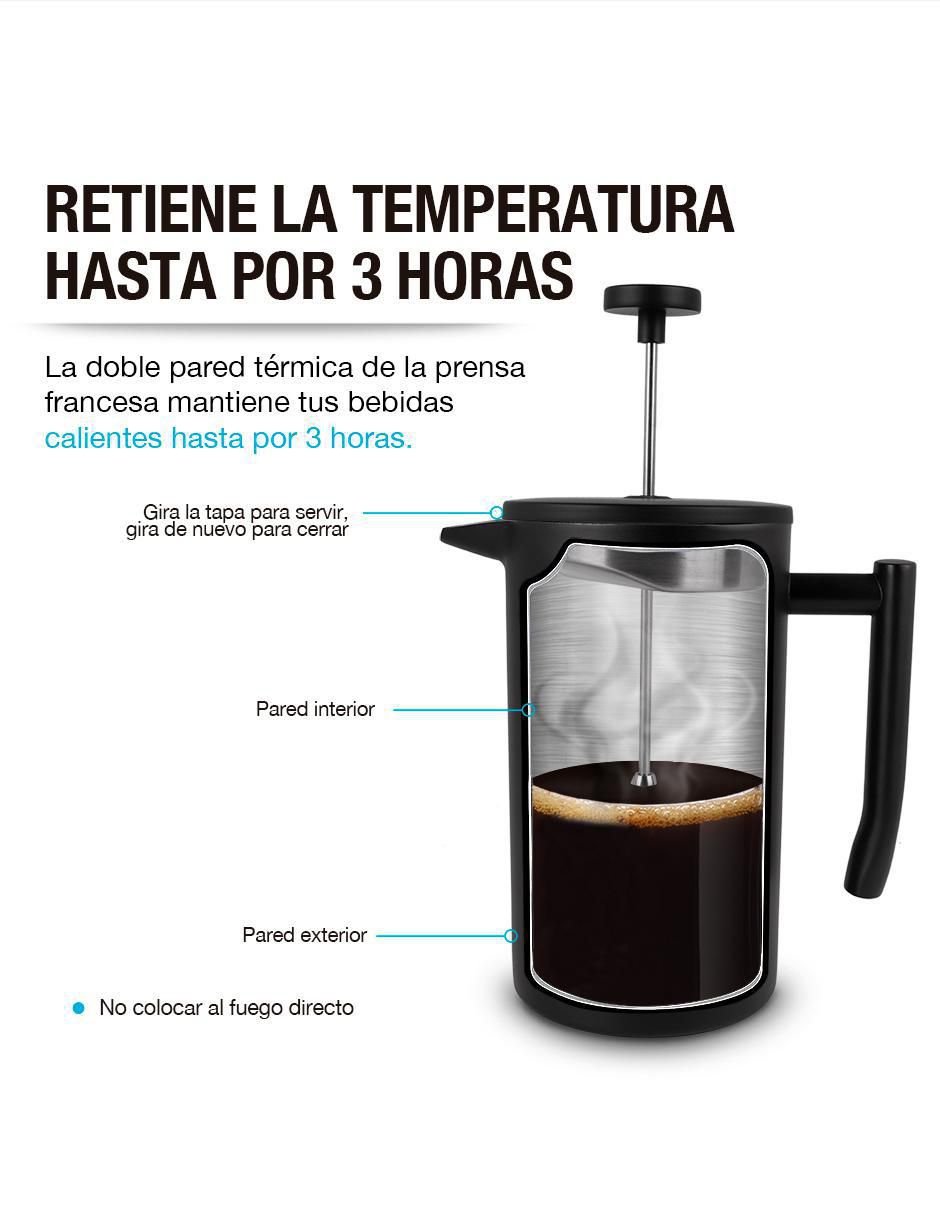 Prensa francesa de acero inoxidable 5