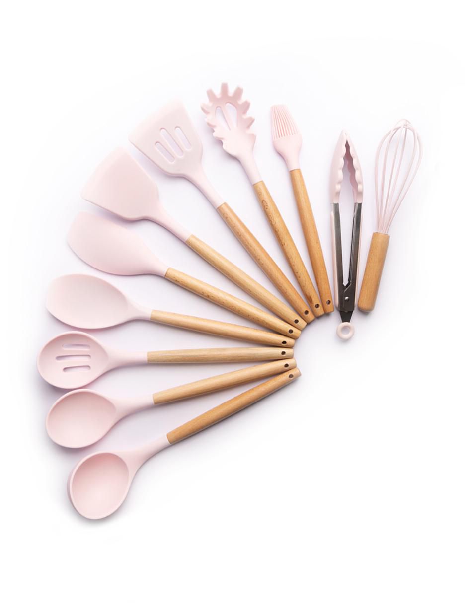 Set utensilios de bambú 3