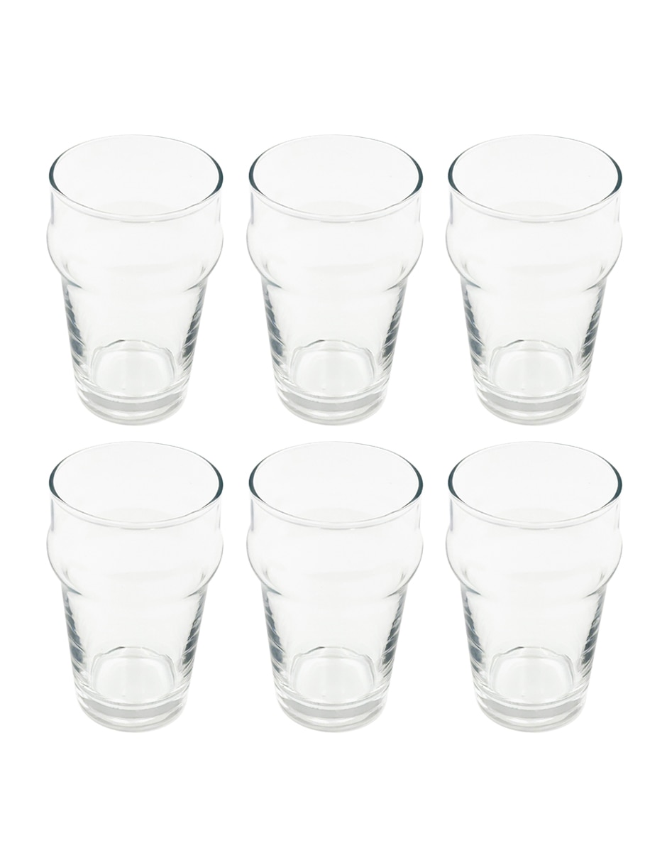Set vasos de vidrio con 6 piezas 2