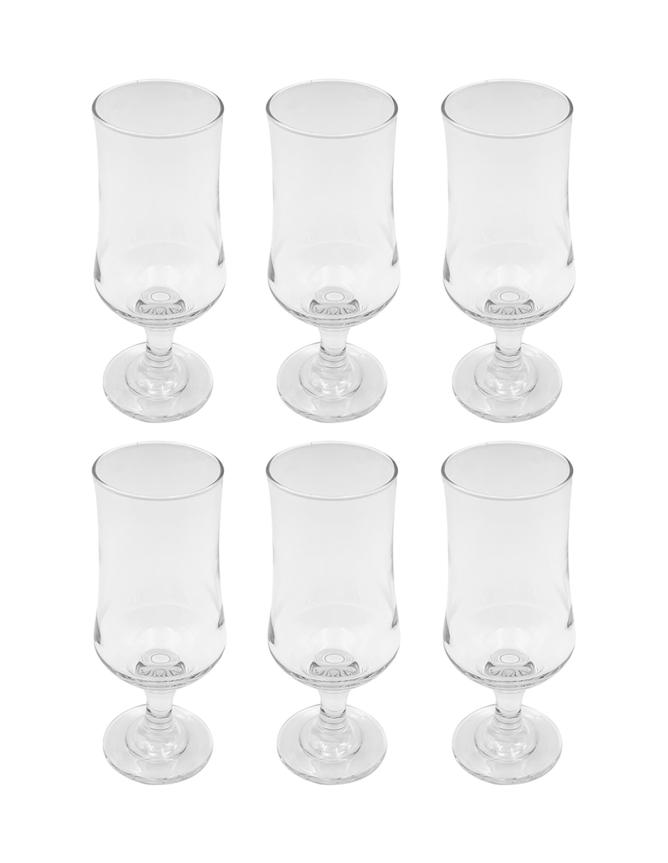 Set de copas para cerveza Belgian Ale de vidrio 6 piezas 2