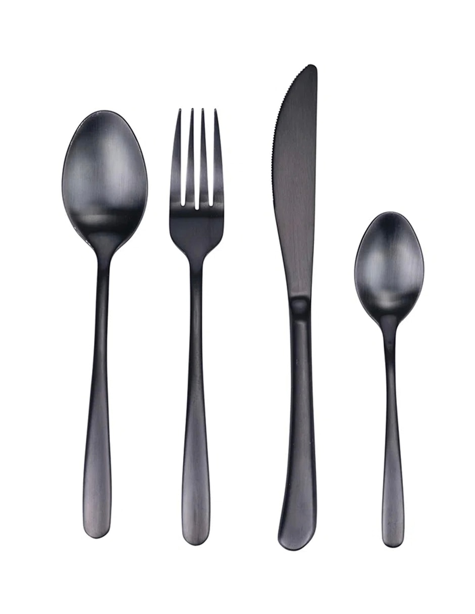 Set cubiertos de acero inoxidable 16 piezas 2
