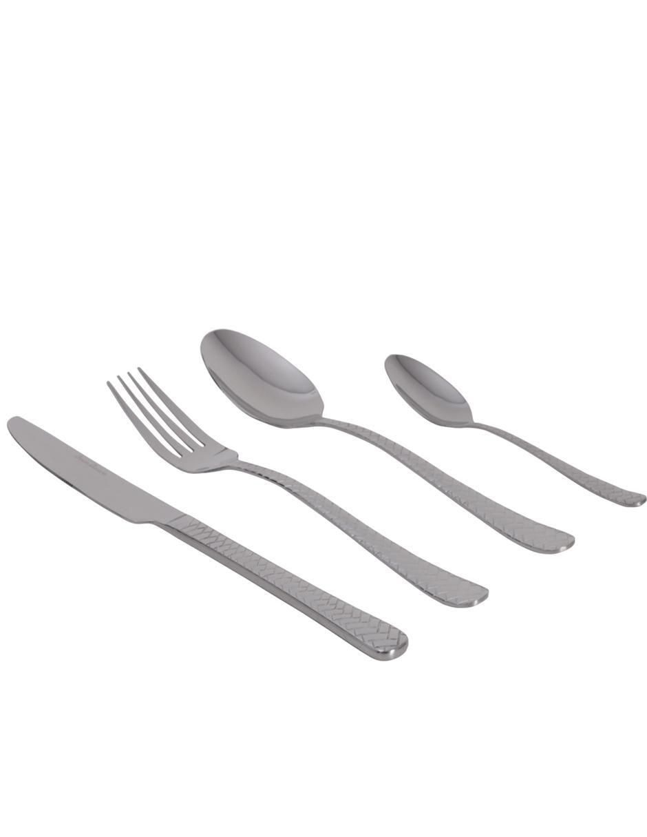 Set cubiertos Modern de acero inoxidable 16 piezas 2