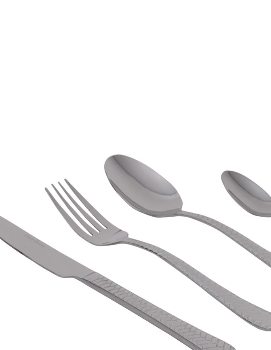 Set cubiertos Modern de acero inoxidable 16 piezas 4