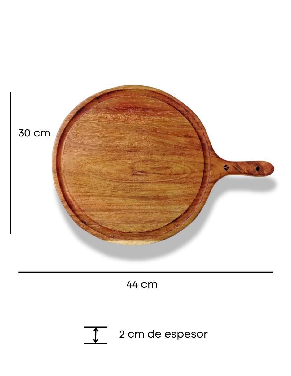 Tabla para picar Redonda de madera 6