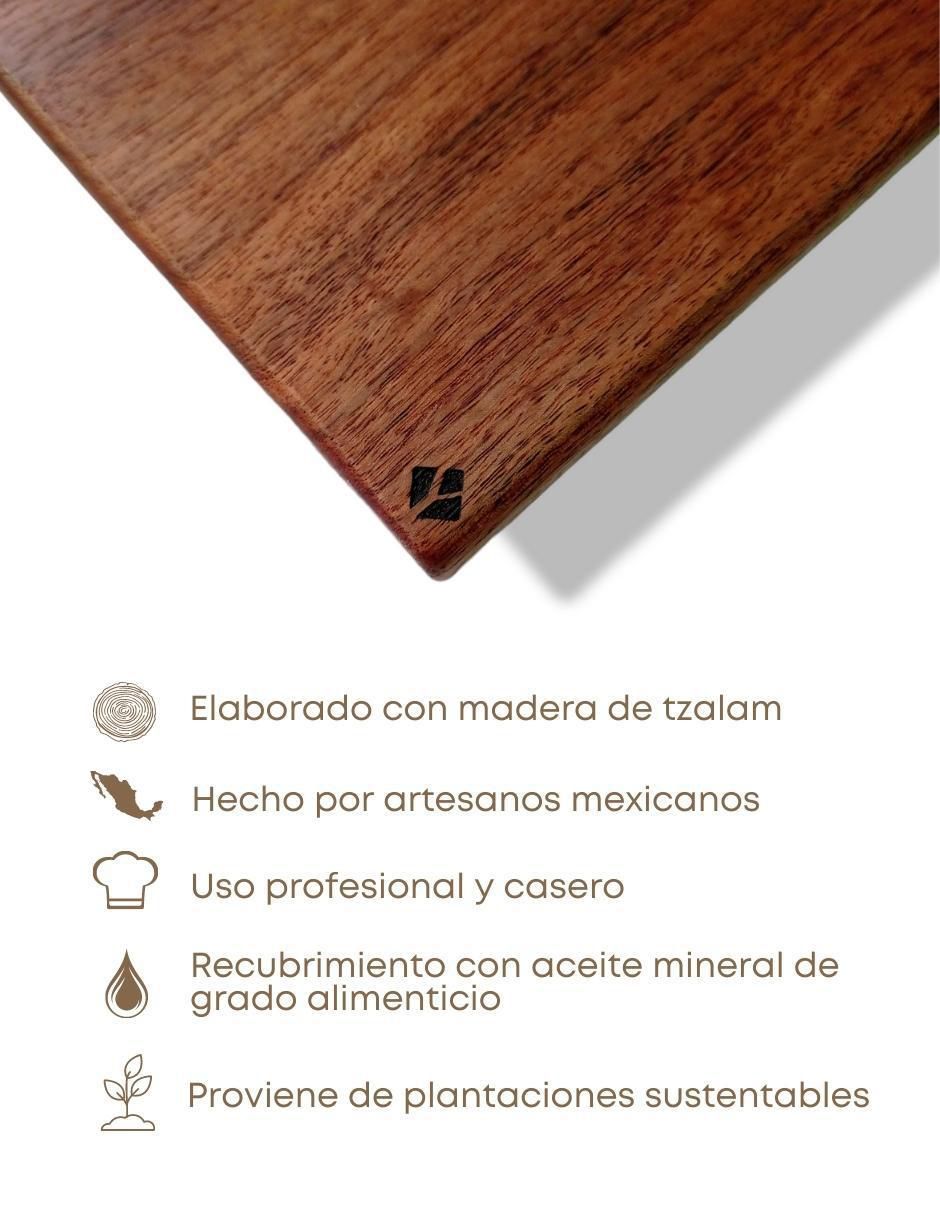 Tabla para picar Rectángular de madera 5