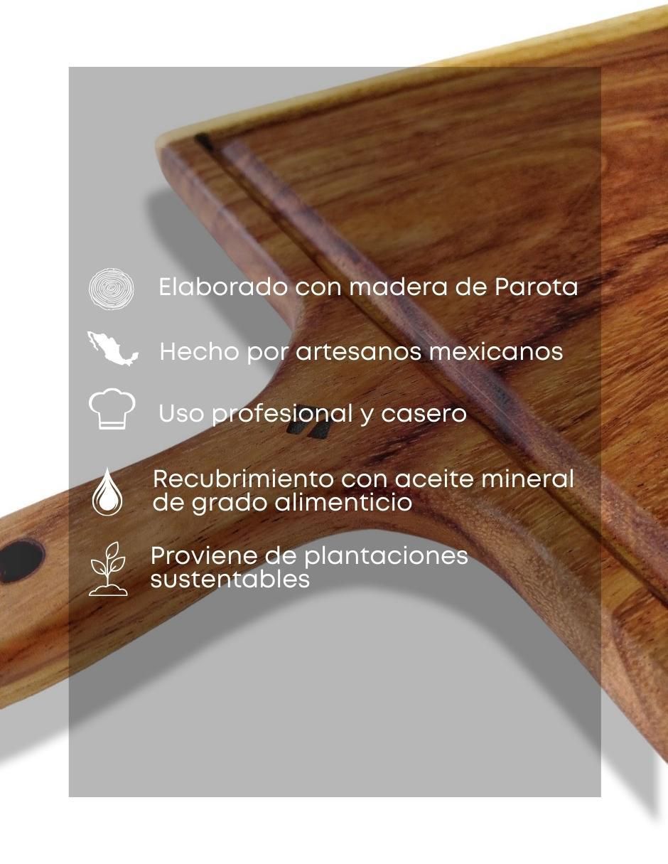 Tabla para picar Yañez Mobiliario de madera parota
