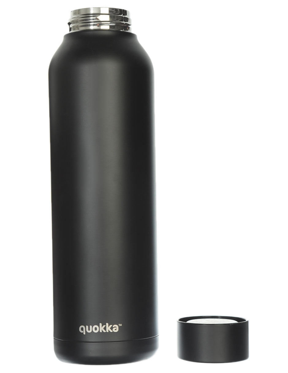  Quokka Botella de Acero Inoxidable Sólido Turquesa en Polvo  21.3 fl oz, Negro, Individual : Deportes y Actividades al Aire Libre