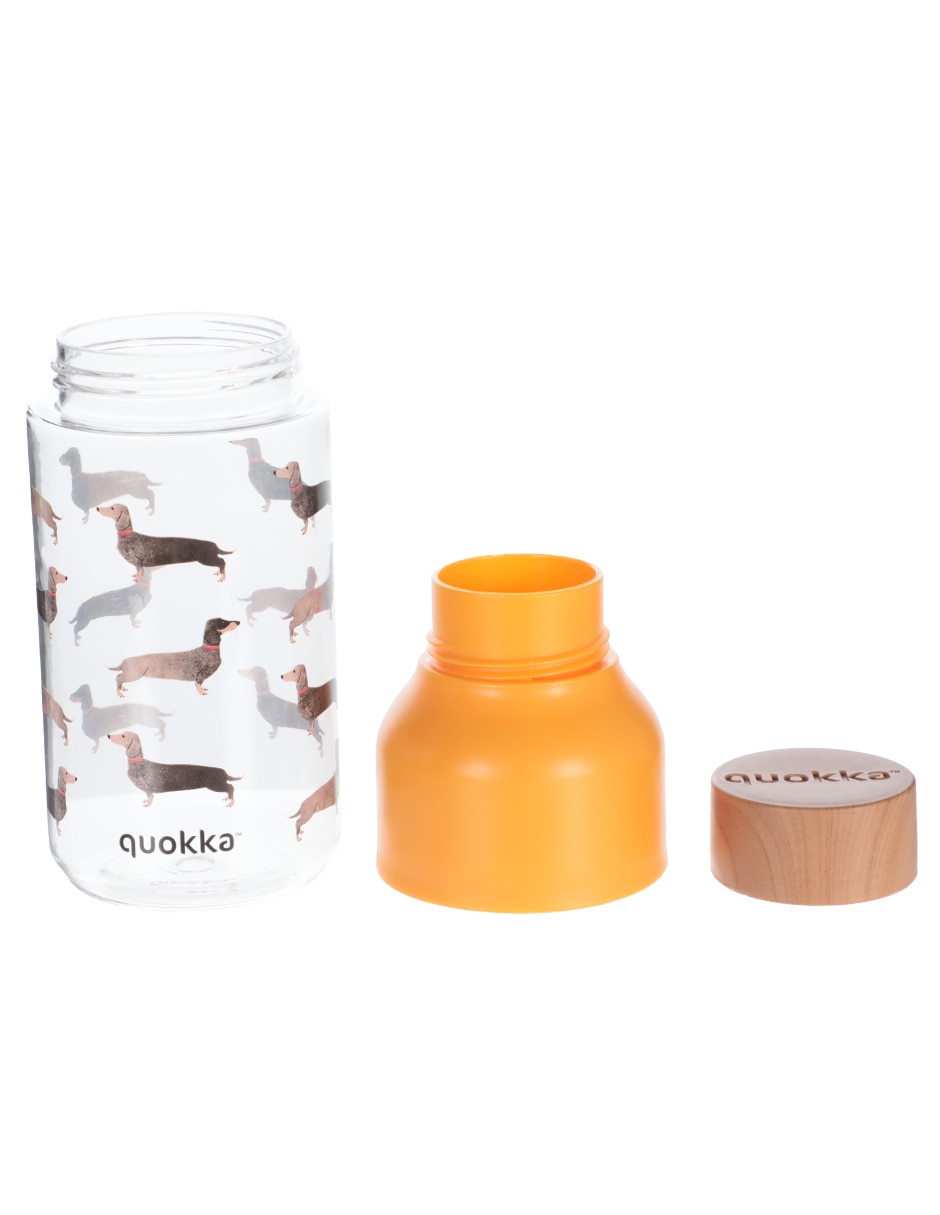 Botella de agua Quokka de plástico con tapa rosca 570 ml