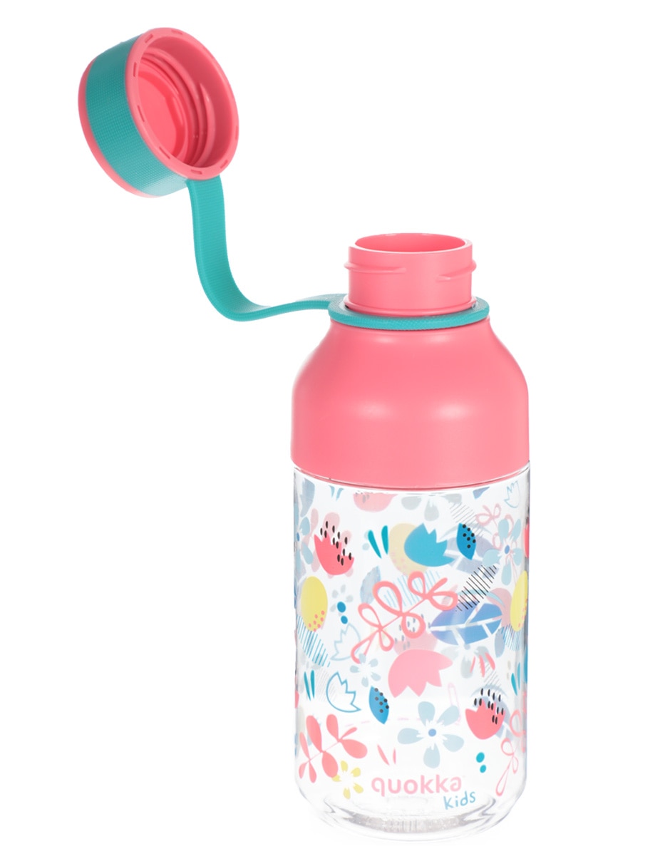 Botella de agua Quokka de plástico Kids con tapa rosca 430 ml