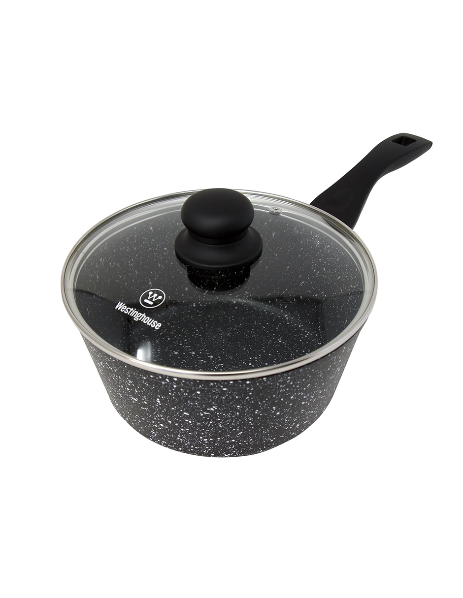 Batería de cocina de aluminio antiadherente piedra 8 piezas 6