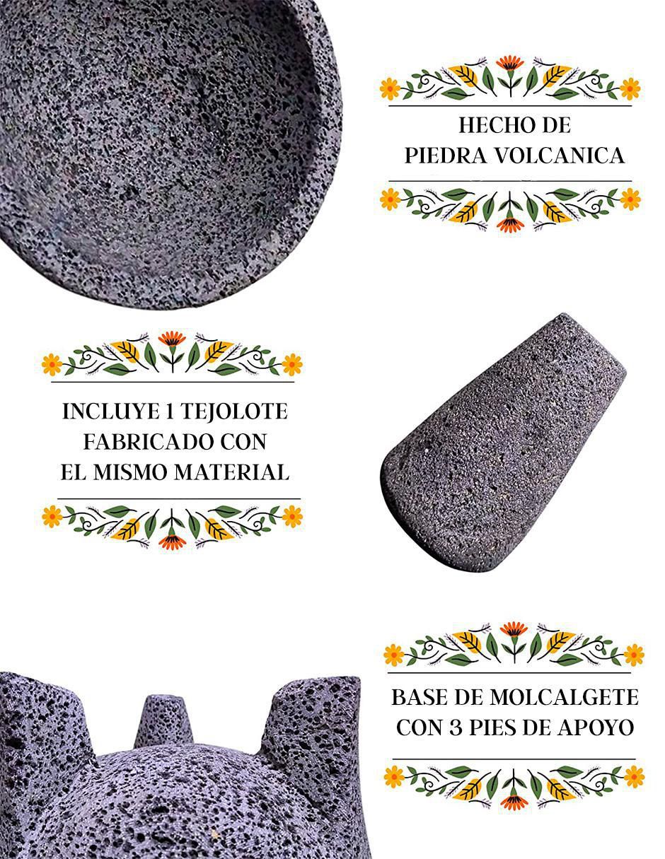 Mortero Molcajete AZTEC 5