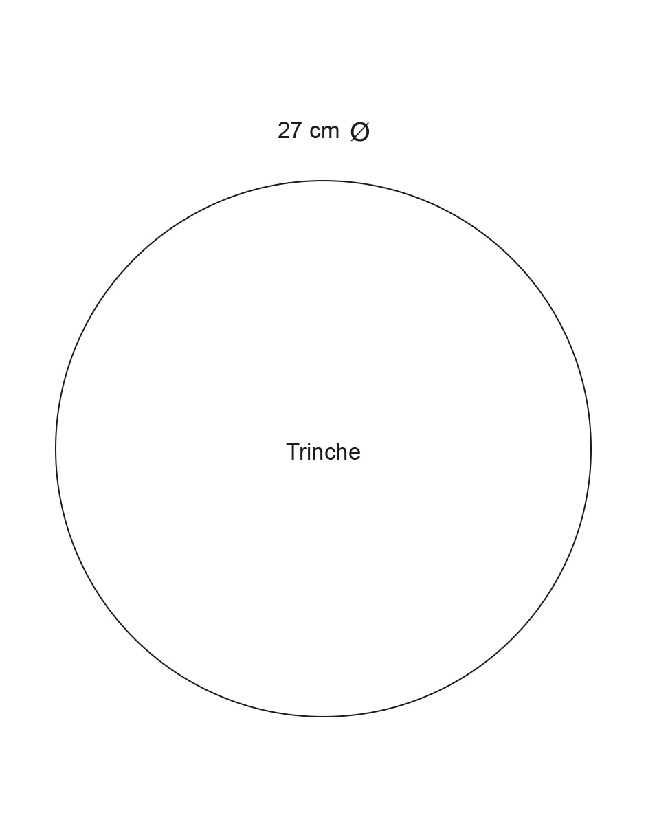 Plato trinche Caprigrisd de cerámica 5