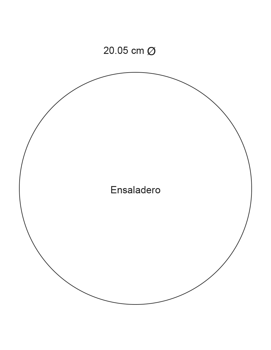 Plato ensalada Caprigriss de cerámica 5