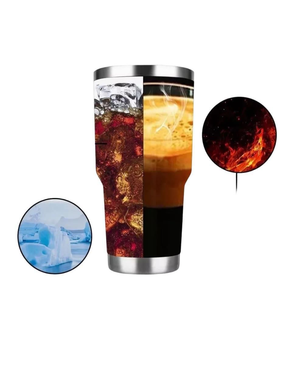 Termo de acero inoxidable con tapa flip top 2