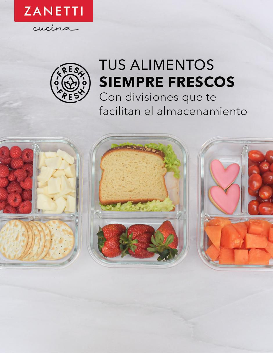 Set contenedores Bento Box de vidrio 7 piezas 8