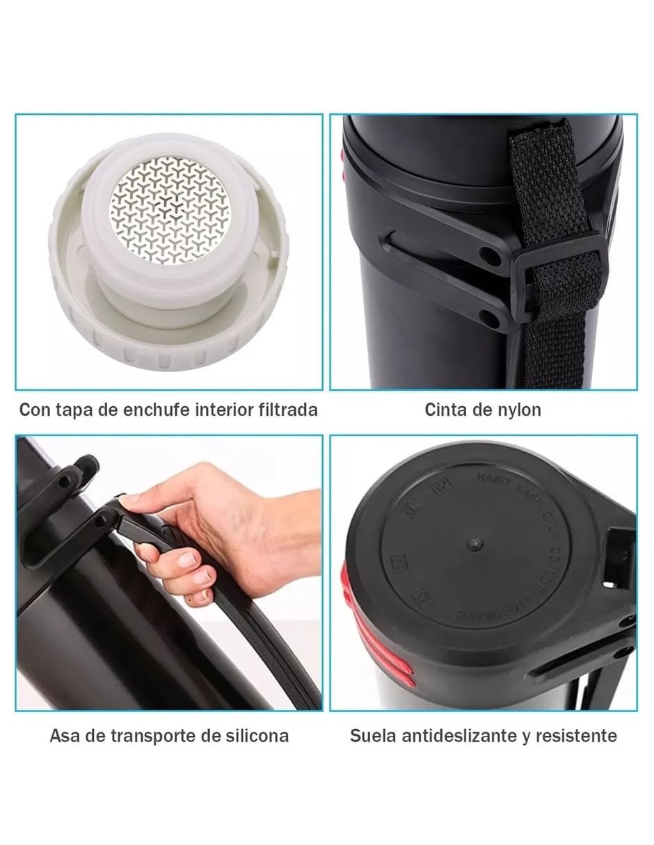 Termo con tapa rosca 1.2 L 3
