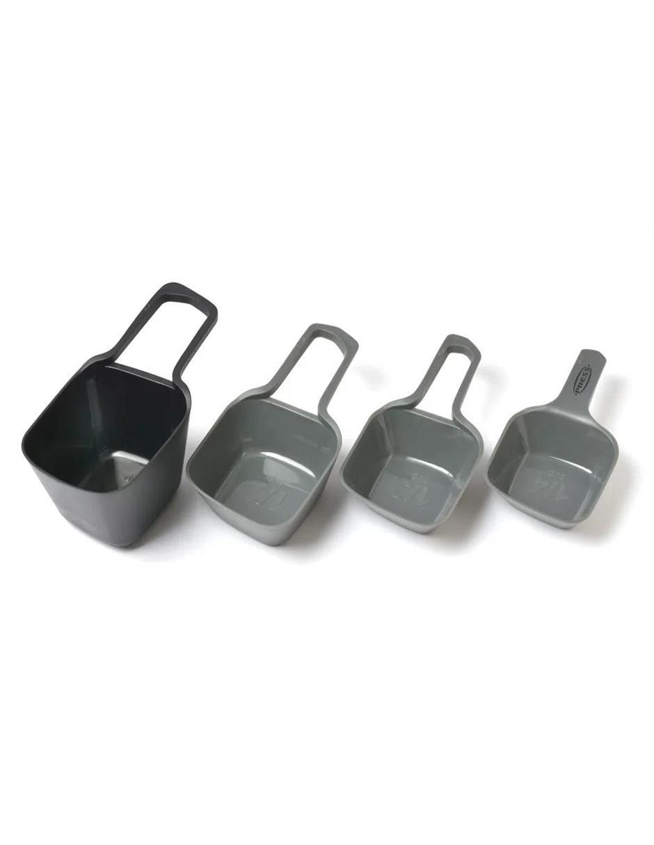 Set taza medidora Desing de plástico 4 piezas