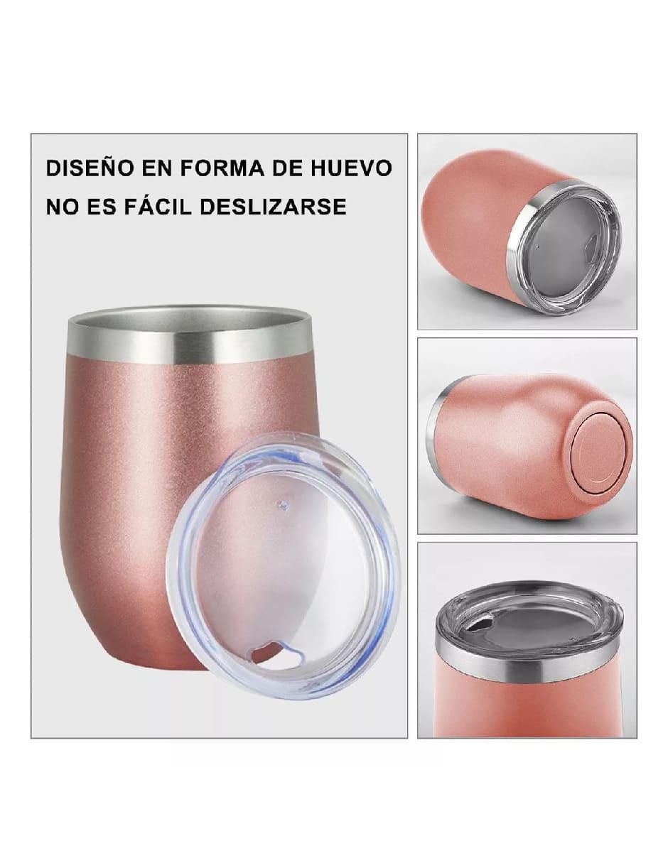 Vaso térmico de acero inoxidable con tapa rosca 355 ml 3