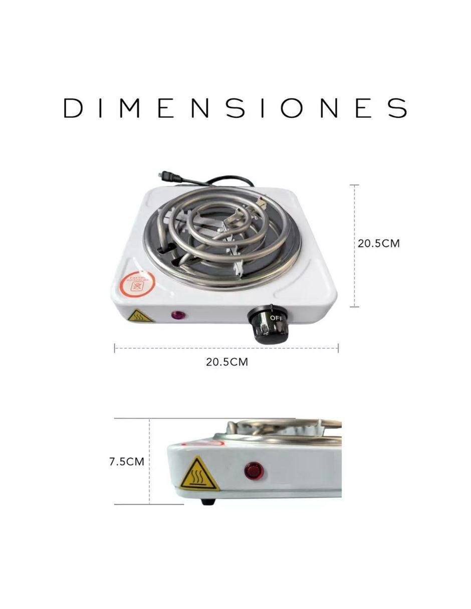 Parrilla eléctrica de acero inoxidable 4