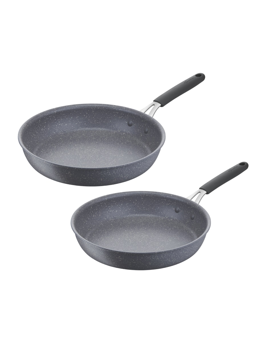 Set de sartenes Tempra Mineral de aluminio 2 piezas
