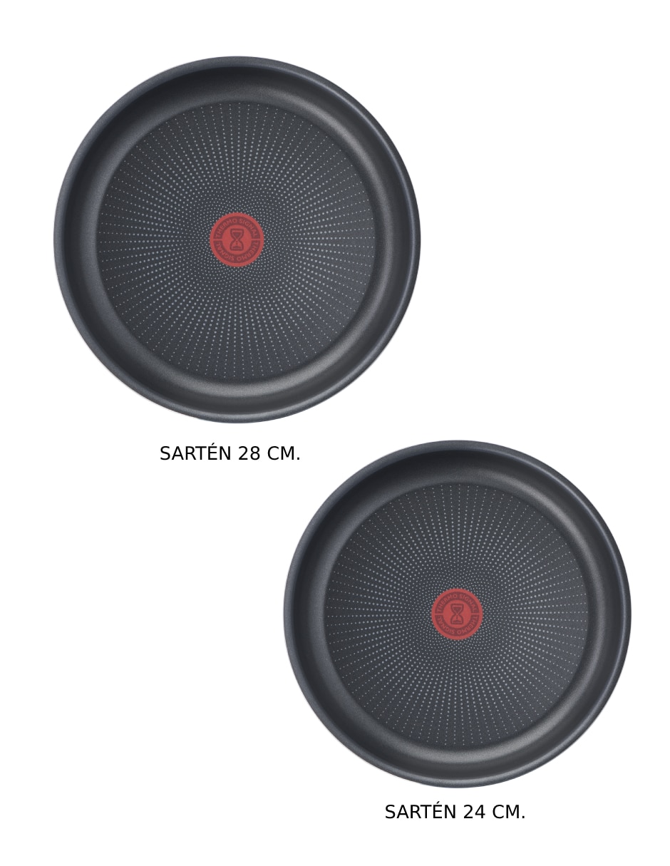 Set de sartenes Ingenio Easy Plus de aluminio 3 piezas 5