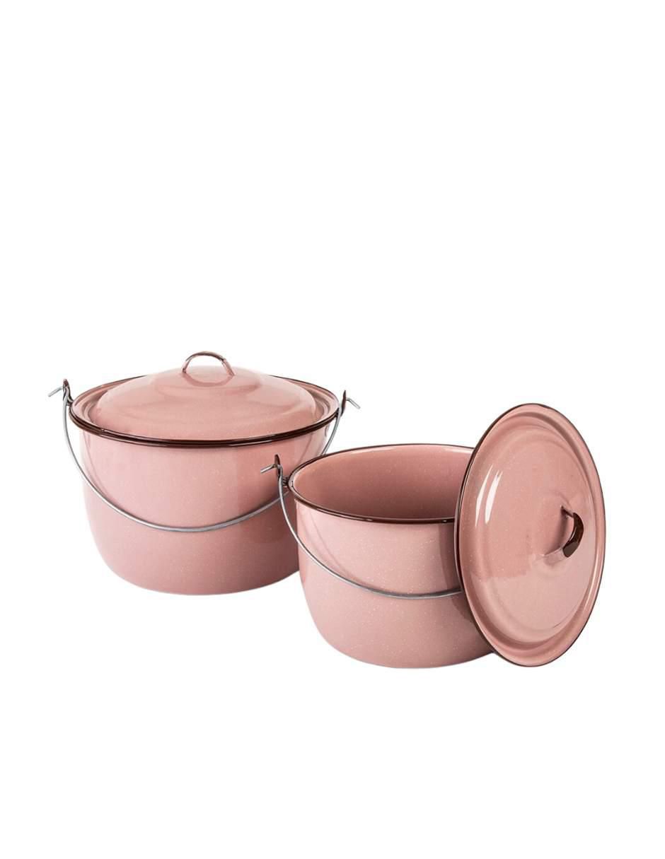 Batería de cocina Rubi de acero vitrificado antiadherente convencional 11 piezas 3