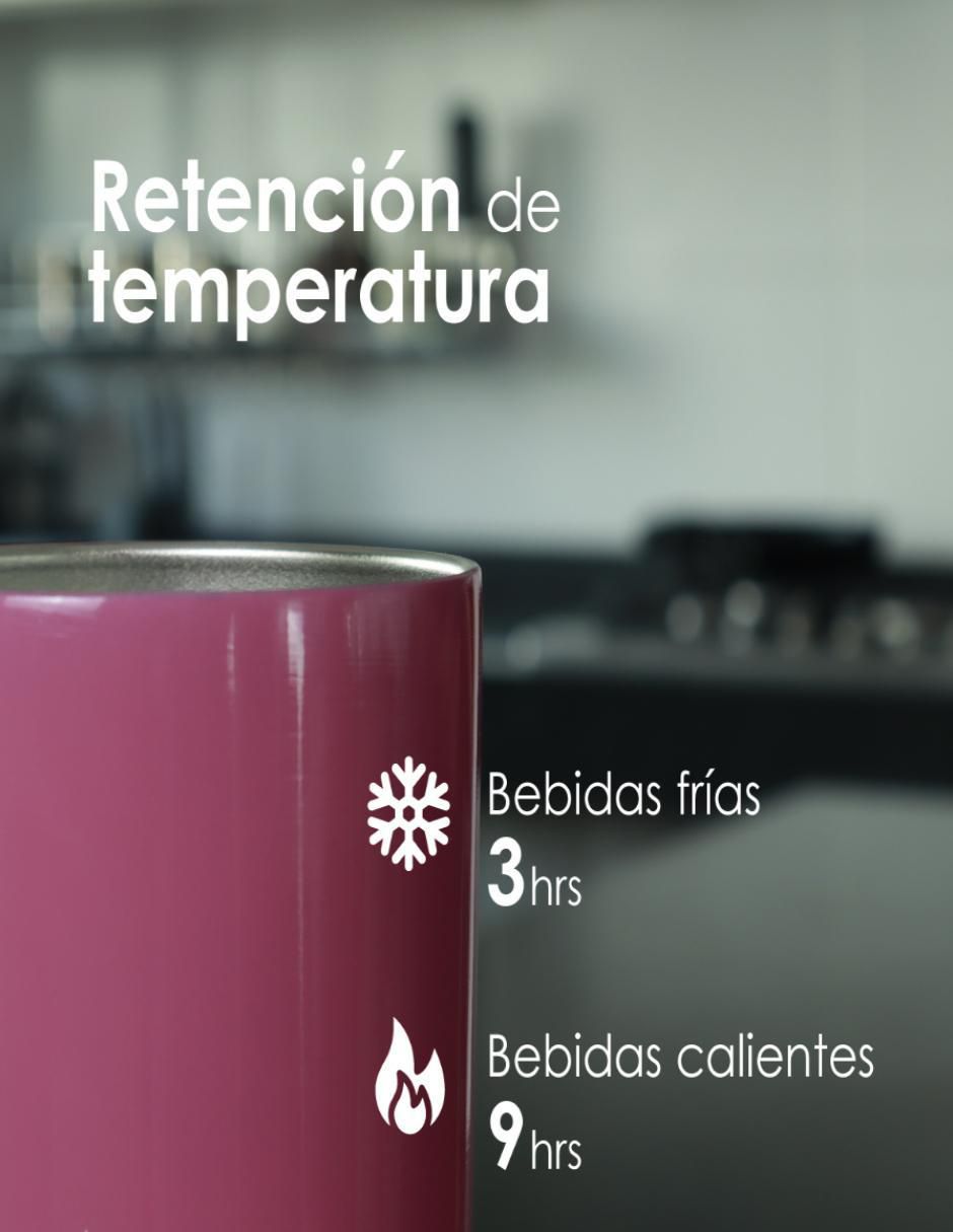 Termo de acero inoxidable con tapa rosca 3
