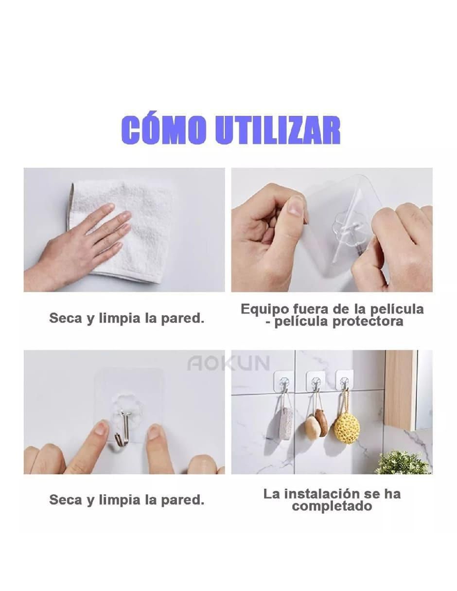 Set gancho de plástico 30 piezas 3