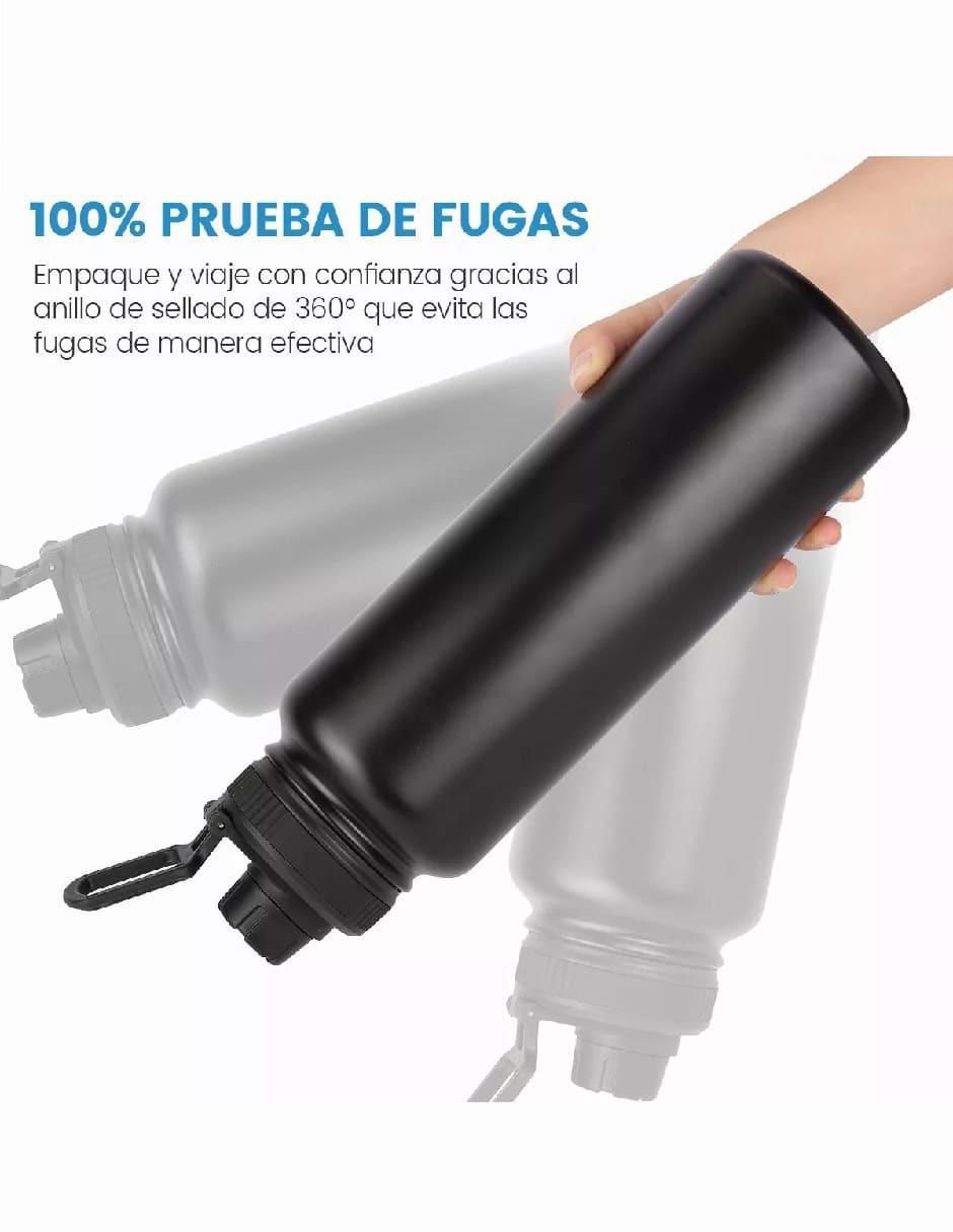 Termo de acero inoxidable con tapa rosca 1 L 3