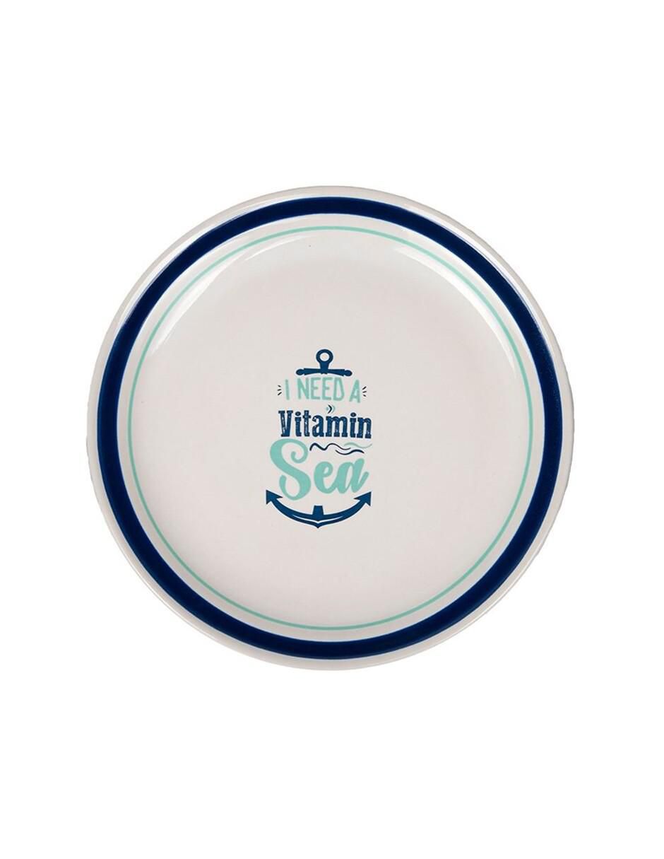 Vajilla cerrada vitamin sea de cerámica para 4 personas 2