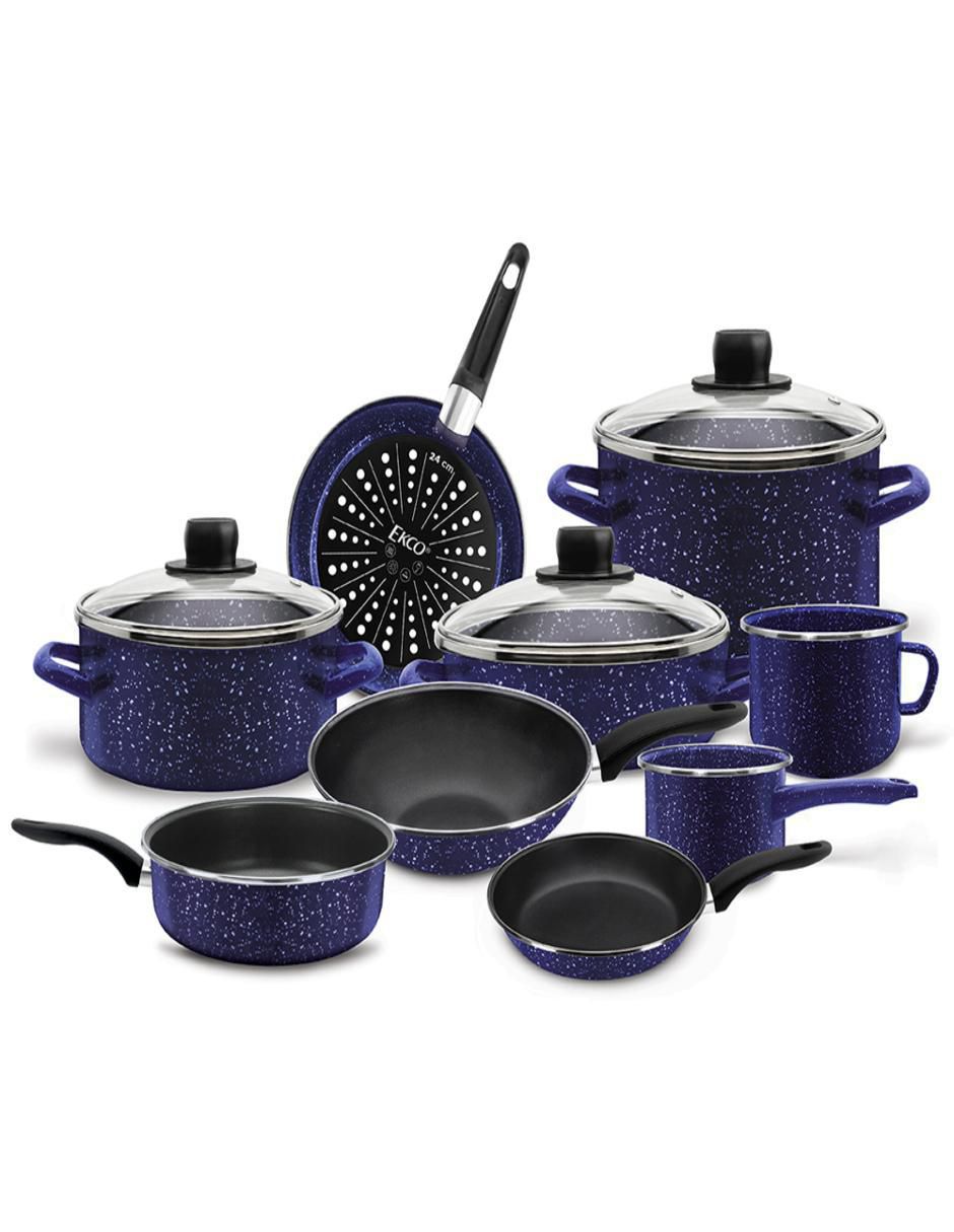 Batería de cocina de acero 12 piezas 2