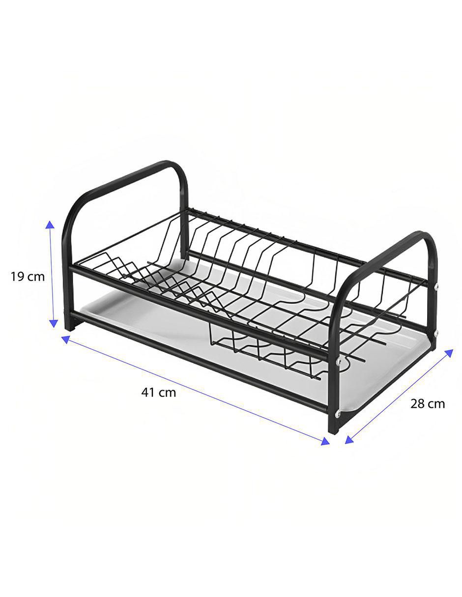 Escurridor Brandtrendy de Dos Niveles práctico y Resistente 65 cm