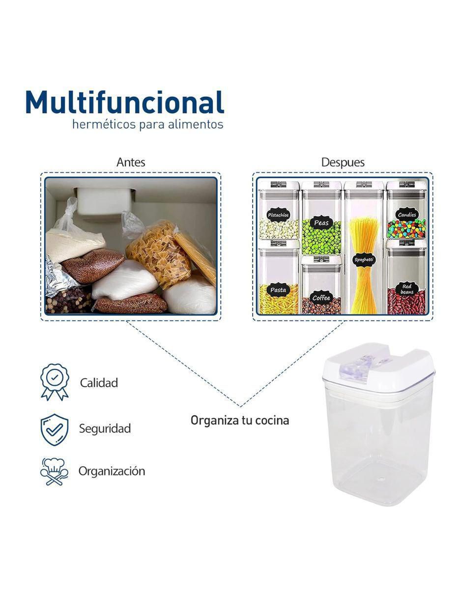 Set contenedores de plástico 14 piezas 3