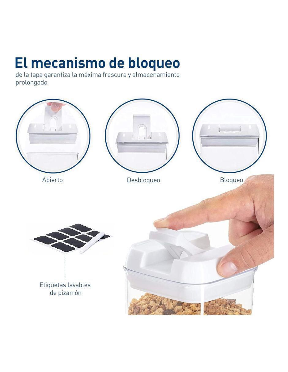 Set contenedores de plástico 14 piezas 5