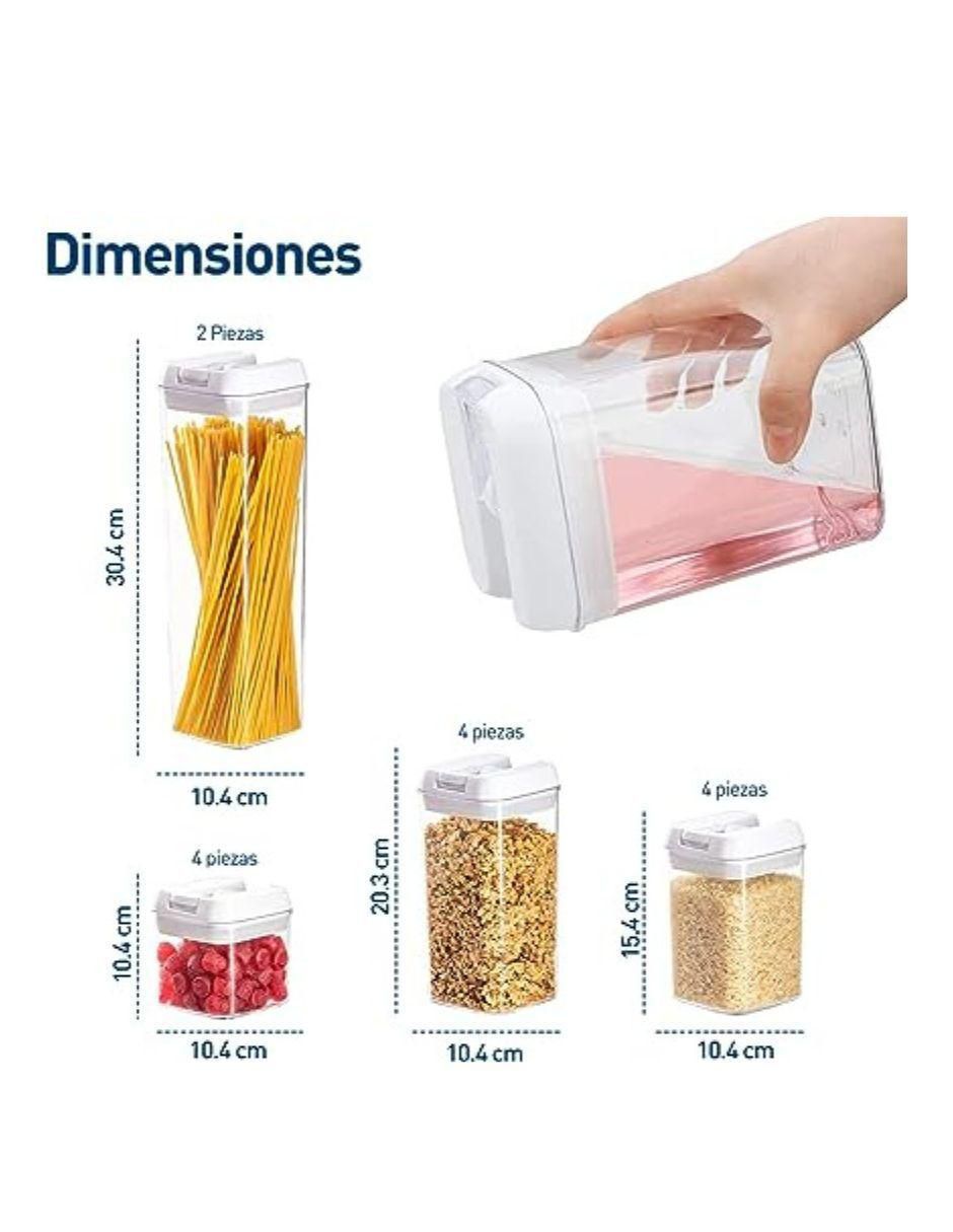 Set contenedores de plástico 28 piezas 7