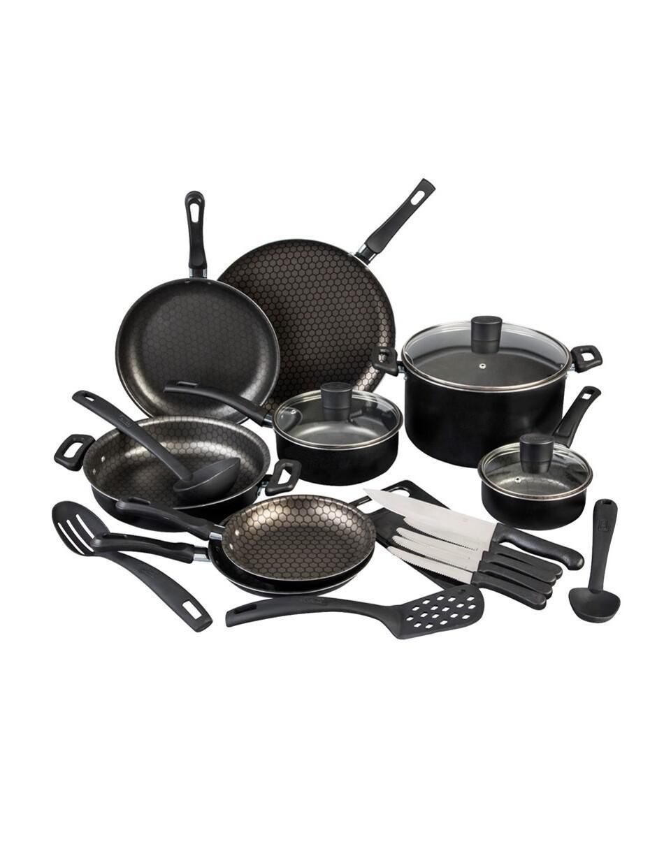 Batería de cocina Línea Ahorrador de aluminio antiadherente thermocell 21 piezas 2