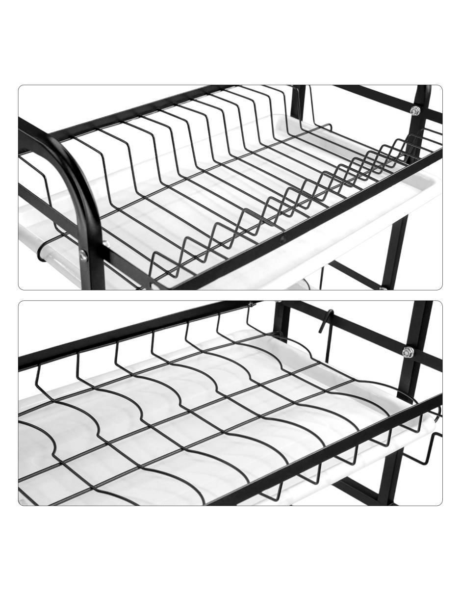 Escurridor de trastes de acero inoxidable 4