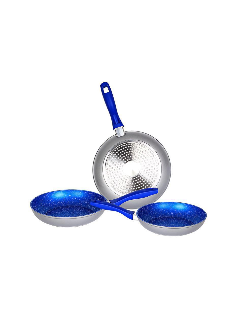 Set de sartenes de hierro 3 piezas 2