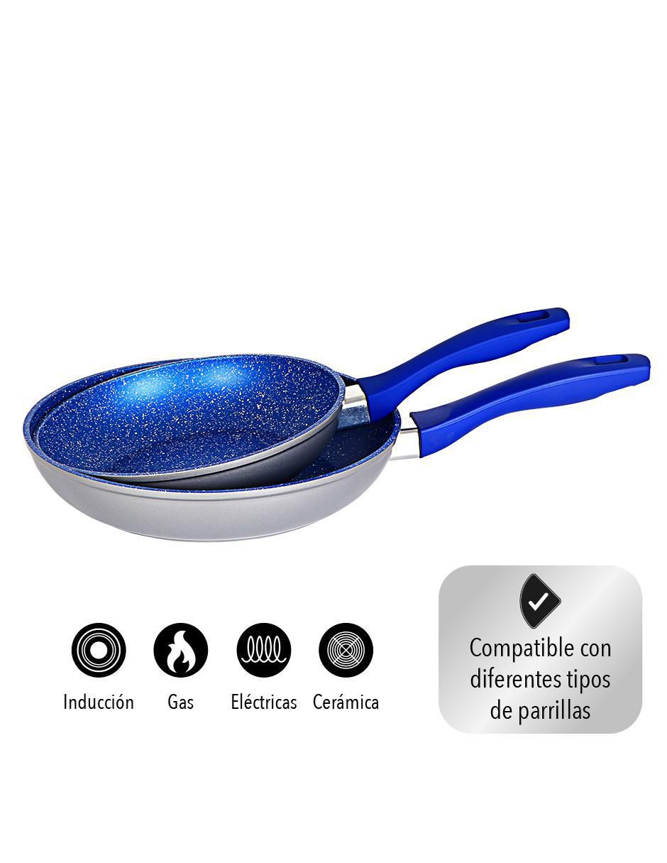 Set de sartenes de hierro 2 piezas 4