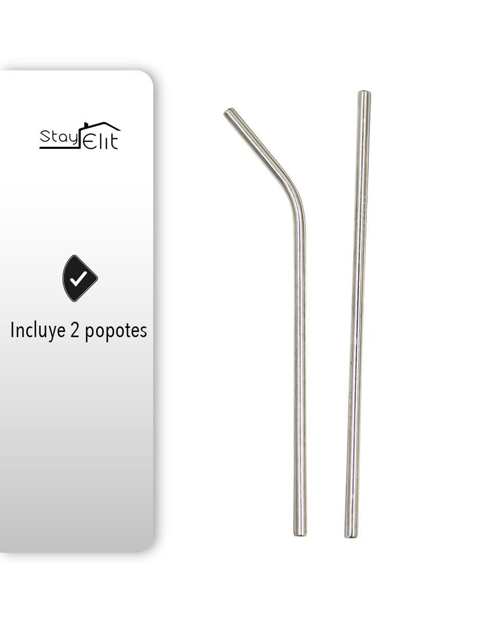 Termo stay elit "de" acero inoxidable esay-shop "con tapa" a prueba de derrame 887 ml