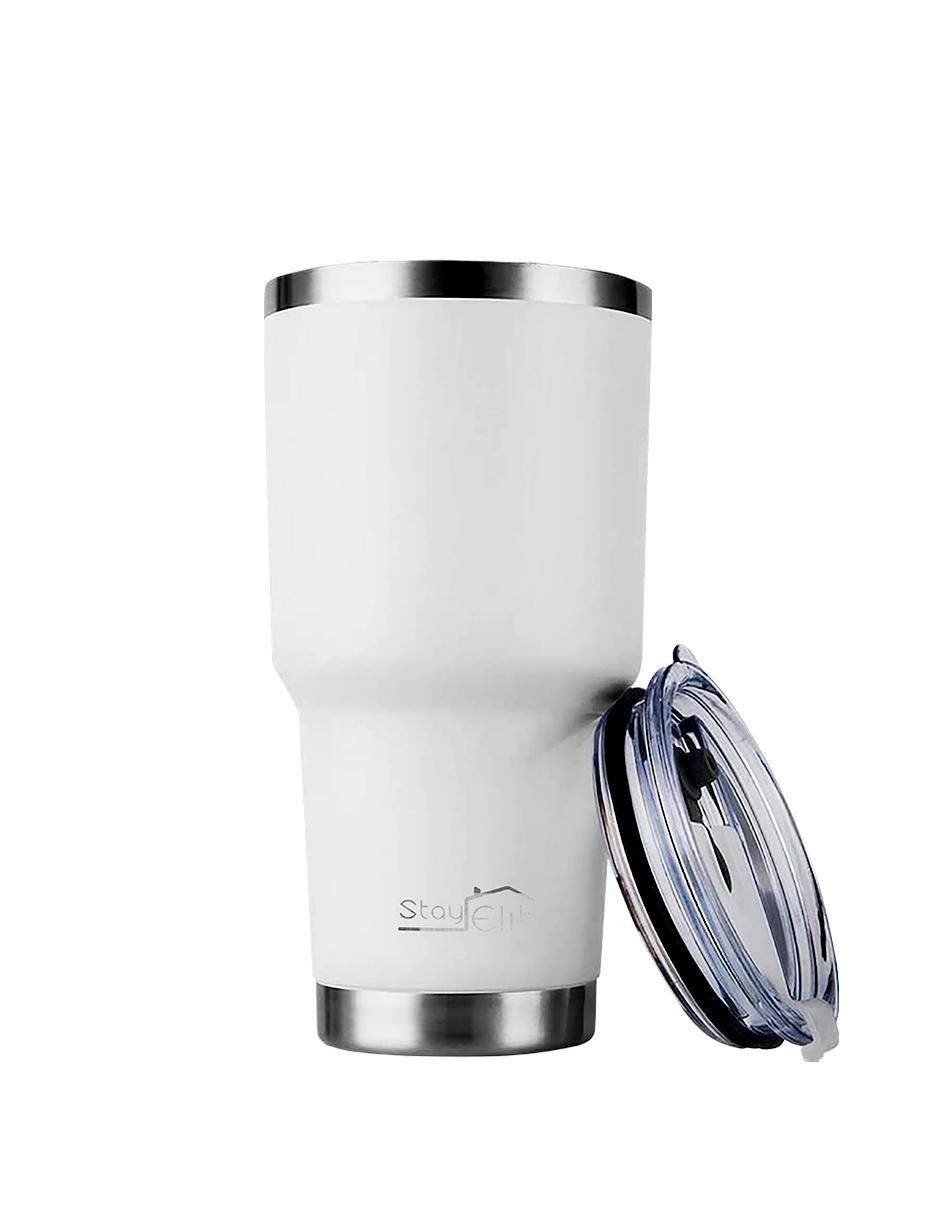 Termo de acero inoxidable Esay-Shop con tapa a prueba de derrame 887 ml 2