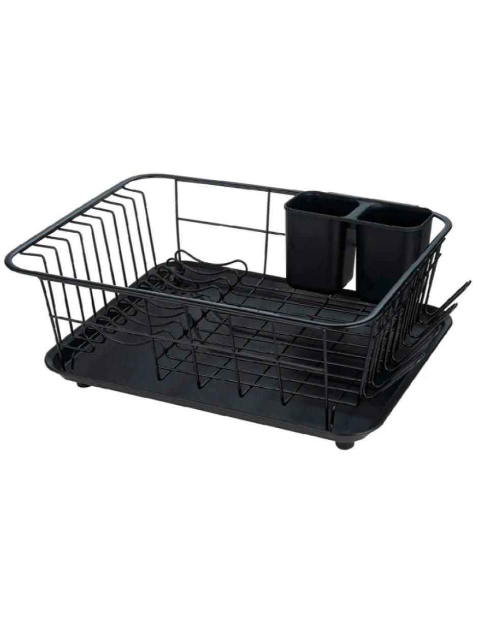 Escurridor de trastes Blacksquare de acero inoxidable Escurridor de trastes Blacksquare de acero inoxidable