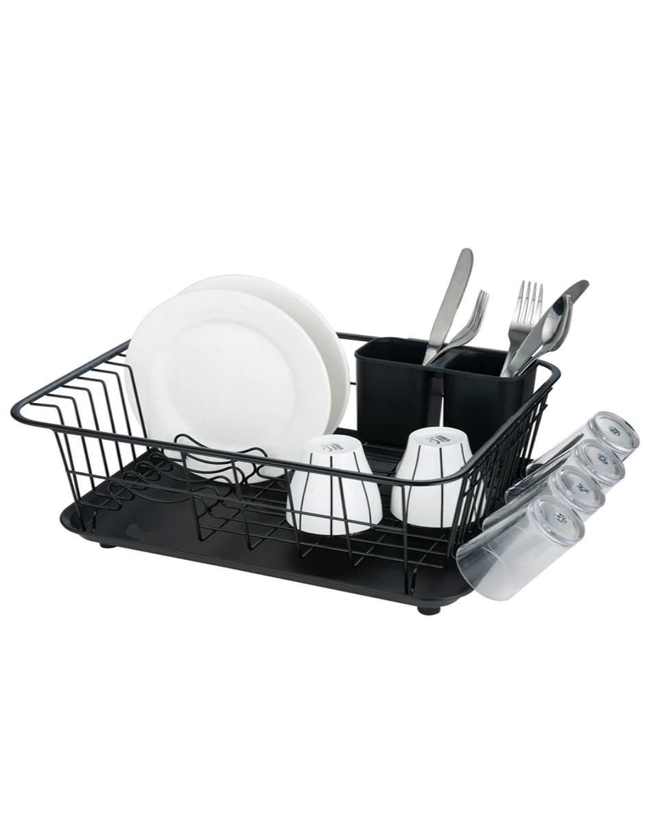 Escurridor de trastes Blacksquare de acero inoxidable 2