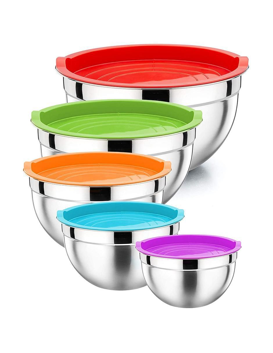 Set tazón de acero inoxidable 5