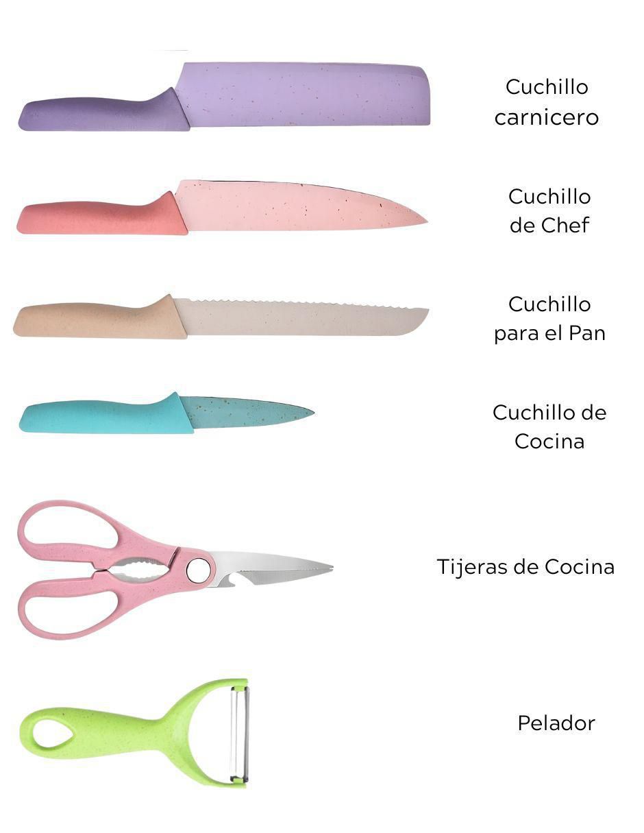 Set de cuchillos utilitario  6 piezas 2