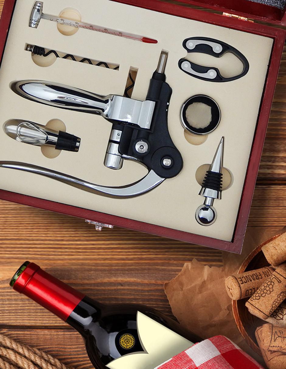 Set bar Napa de acero inoxidable 4