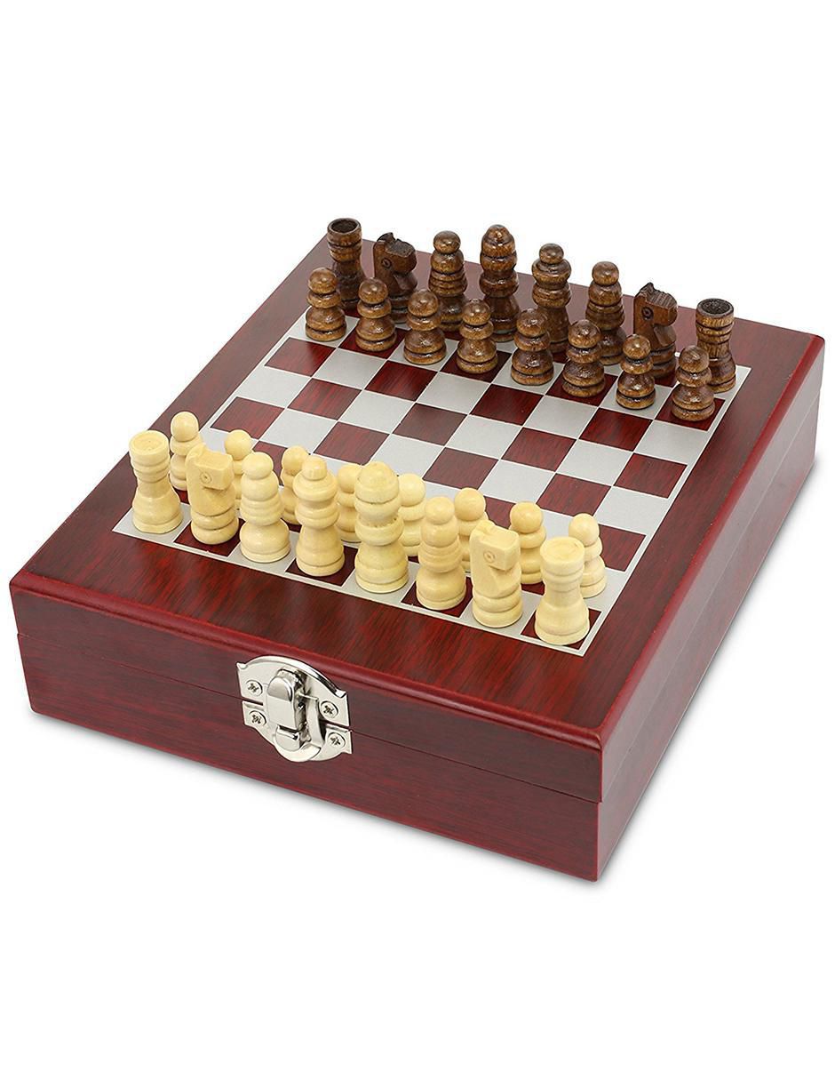 Set bar de madera caoba 2