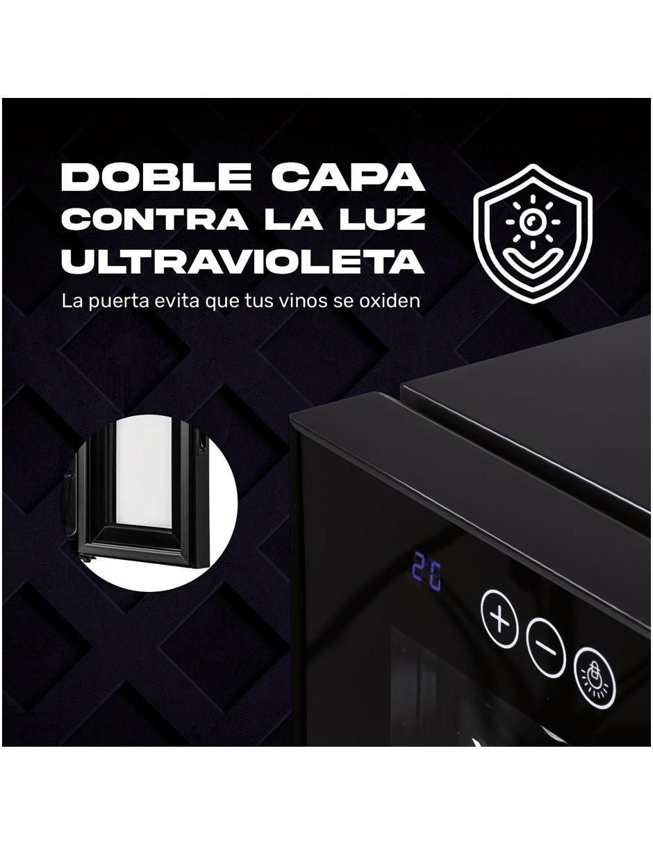 Cava de vinos Mkz-Cava12Botneg capacidad 12 botellas 5